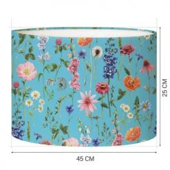 Abat-jours Lampadaires Abat-jour Lampadaire Fleur Bleu Acidulé T 45 X H 25 -Luminaires Contemporain Soldes abat jour lampadaire fleur bleu acidule t 45 x h 25 2