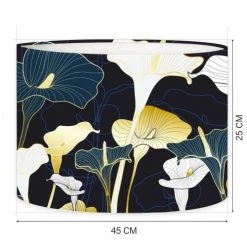 Abat-jours Lampadaires Abat-jour Lampadaire Floral Mendan T 45 X H 25 7 Abat-jours Lampadaires Abat-jour Lampadaire Floral Mendan T 45 X H 25 -Luminaires Contemporain Soldes abat jour lampadaire floral mendan t 45 x h 25 3