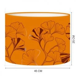 Abat-jours Lampadaires Abat-jour Lampadaire Iris Mandarine T 45 X H 25 -Luminaires Contemporain Soldes abat jour lampadaire iris mandarine t 45 x h 25 1