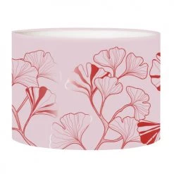 Abat-jours Lampadaires Abat-jour Lampadaire Iris Rose Poudré T 45 X H 25