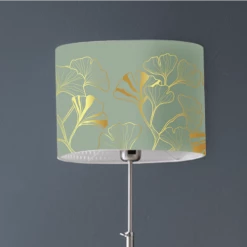 Abat-jours Lampadaires Abat-jour Lampadaire Iris Vert Olive T 45 X H 25 -Luminaires Contemporain Soldes abat jour lampadaire iris vert olive t 45 x h 25 2