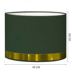Abat-jours Lampadaires Abat-jour Lampadaire Jonc Vert Et Or T 45 X H 25 -Luminaires Contemporain Soldes abat jour lampadaire jonc vert et or t 45 x h 25 2