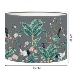 Abat-jours Lampadaires Abat-jour Lampadaire Jungle Gris T 45 X H 25 8 Abat-jours Lampadaires Abat-jour Lampadaire Jungle Gris T 45 X H 25 -Luminaires Contemporain Soldes abat jour lampadaire jungle gris t 45 x h 25 1