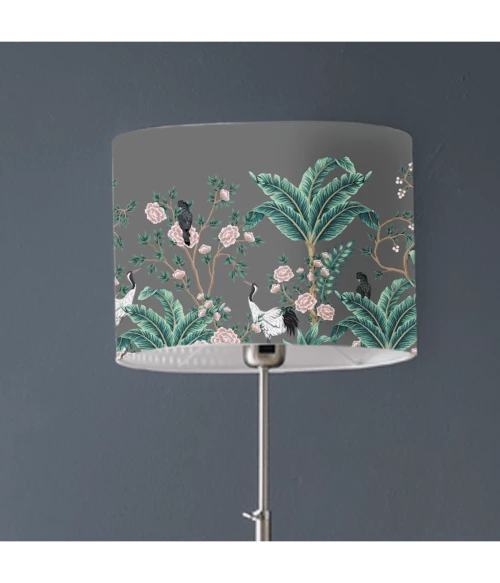 Abat-jours Lampadaires Abat-jour Lampadaire Jungle Gris T 45 X H 25 5 Abat-jours Lampadaires Abat-jour Lampadaire Jungle Gris T 45 X H 25 – Image 5