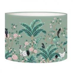 Abat-jours Lampadaires Abat-jour Lampadaire Jungle Vert Olive T 45 X H 25