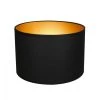 Abat-jours Lampadaires Abat-jour Lampadaire Rond Noir Et Or T 35 X H 30