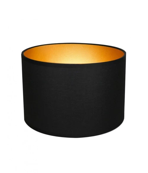 Abat-jours Lampadaires Abat-jour Lampadaire Rond Noir Et Or T 35 X H 30 1 Abat-jours Lampadaires Abat-jour Lampadaire Rond Noir Et Or T 35 X H 30