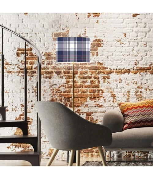 Abat-jours Lampadaires Abat-jour Lampadaire Tartan Cami T 40 X H 27 2 Abat-jours Lampadaires Abat-jour Lampadaire Tartan Cami T 40 X H 27 – Image 2