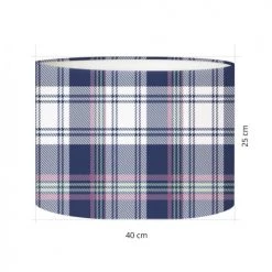 Abat-jours Lampadaires Abat-jour Lampadaire Tartan Cami T 40 X H 27 5 Abat-jours Lampadaires Abat-jour Lampadaire Tartan Cami T 40 X H 27 -Luminaires Contemporain Soldes abat jour lampadaire tartan cami t 40 x h 27 2