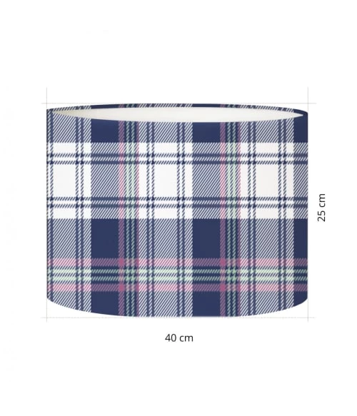 Abat-jours Lampadaires Abat-jour Lampadaire Tartan Cami T 40 X H 27 3 Abat-jours Lampadaires Abat-jour Lampadaire Tartan Cami T 40 X H 27 – Image 3