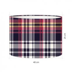 Abat-jours Lampadaires Abat-jour Lampadaire Tartan Halo T 40 X H 27 5 Abat-jours Lampadaires Abat-jour Lampadaire Tartan Halo T 40 X H 27 -Luminaires Contemporain Soldes abat jour lampadaire tartan halo t 40 x h 27 2