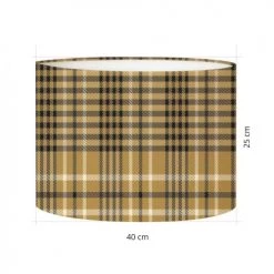 Abat-jours Lampadaires Abat-jour Lampadaire Tartan Joss T 40 X H 27 -Luminaires Contemporain Soldes abat jour lampadaire tartan joss t 40 x h 27 2