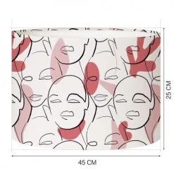 Abat-jours Lampadaires Abat-jour Lampadaire Visage T 45 X H 25 -Luminaires Contemporain Soldes abat jour lampadaire visage t 45 x h 25 1