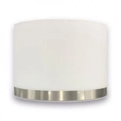 Abat-jours Lampes à Poser Abat-jour Pour Chevet Rond Blanc Jonc Aluminium T 25 X H 20 -Luminaires Contemporain Soldes abat jour pour chevet rond blanc jonc aluminium t 25 x h 20 3