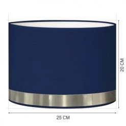 Abat-jours Lampes à Poser Abat-jour Pour Chevet Rond Bleu Jonc Aluminium T 25 X H 20 -Luminaires Contemporain Soldes abat jour pour chevet rond bleu jonc aluminium t 25 x h 20 2