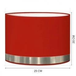 Abat-jours Lampes à Poser Abat-jour Pour Chevet Rond Rouge Jonc Aluminium T 25 X H 20 -Luminaires Contemporain Soldes abat jour pour chevet rond rouge jonc aluminium t 25 x h 20 2