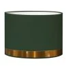 Abat-jours Lampes à Poser Abat-jour Pour Chevet Rond Vert Jonc Cuivre T 25 X H 20