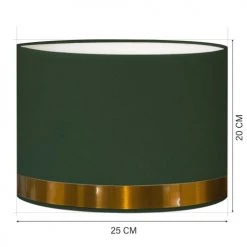 Abat-jours Lampes à Poser Abat-jour Pour Chevet Rond Vert Jonc Cuivre T 25 X H 20 -Luminaires Contemporain Soldes abat jour pour chevet rond vert jonc cuivre t 25 x h 20 2