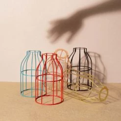 Hoopzi Suspensions Abat-jour Pour Suspension En Acier Laqué Cuivre -Luminaires Contemporain Soldes abat jour pour suspension en acier laque cuivre 2