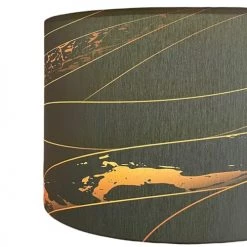 Abat-jours Lampes à Poser Abat-jour Rond Imprimé Linar Black H 18-30 Cm T X H -Luminaires Contemporain Soldes abat jour rond imprime linar black h 18 30 cm t x h 2