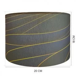 Abat-jours Lampes à Poser Abat-jour Rond Imprimé Linar Night XS T 20 X H 18 -Luminaires Contemporain Soldes abat jour rond imprime linar night xs t 20 x h 18 2