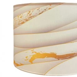 Abat-jours Lampes à Poser Abat-jour Rond Imprimé Linar White XS T 20 X H 18 -Luminaires Contemporain Soldes abat jour rond imprime linar white xs t 20 x h 18 3