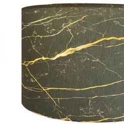 Abat-jours Lampes à Poser Abat-jour Rond Imprimé Marbre Noir M T 45 X H 27 -Luminaires Contemporain Soldes abat jour rond imprime marbre noir m t 45 x h 27 3