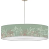 Abat-jours Suspensions Abat-jour Suspension Bouquet Vert Olive T 60 X H 25