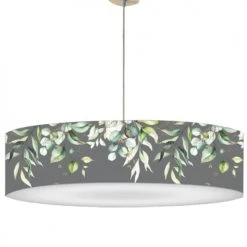 Abat-jours Suspensions Abat-jour Suspension Gris D 60 Cm