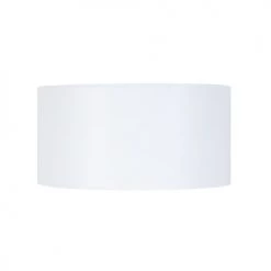 Tosel Lampadaires Abat-jour Tissu Blanc
