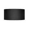 Tosel Lampadaires Abat-jour Tissu Noir