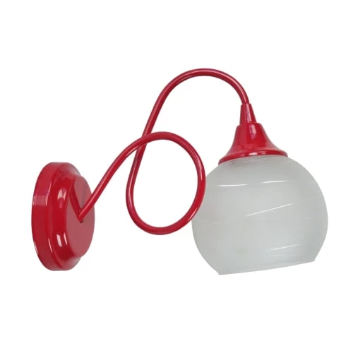 Tosel Appliques Murales Et Spots Applique Acier Rouge 1 Tosel Appliques Murales Et Spots Applique Acier Rouge