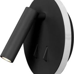 Mantra Appliques Murales Et Spots Applique Aluminium Noir Mat Led -Luminaires Contemporain Soldes applique aluminium noir mat led 3