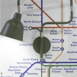 It's About Romi Appliques Murales Et Spots Applique Articulée Métal Vert L21-57cm -Luminaires Contemporain Soldes applique articulee metal vert l21 57cm 3