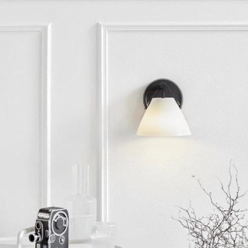 Design For The People Appliques Murales Et Spots Applique Avec Interrupteur Métal/cuir/verre H17cm 2 Design For The People Appliques Murales Et Spots Applique Avec Interrupteur Métal/cuir/verre H17cm – Image 2