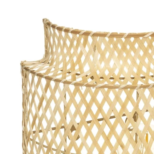 Decoratie Appliques Murales Et Spots Applique Bambou Naturel D23cm 2 Decoratie Appliques Murales Et Spots Applique Bambou Naturel D23cm – Image 2