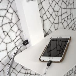 It's About Romi Appliques Murales Et Spots Applique Blanche Avec Tablette H25cm -Luminaires Contemporain Soldes applique blanche avec tablette h25cm 5