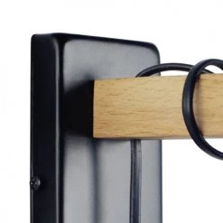 Tosel Appliques Murales Et Spots Applique Bois Naturel -Luminaires Contemporain Soldes applique bois naturel 6