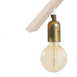 Tosel Appliques Murales Et Spots Applique Bois Naturel -Luminaires Contemporain Soldes applique bois naturel 9