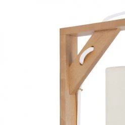 Tosel Appliques Murales Et Spots Applique Bois Naturel Et Blanc -Luminaires Contemporain Soldes applique bois naturel et blanc 2