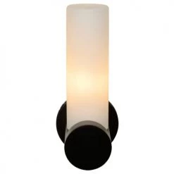 Lucide Appliques Murales Et Spots Applique De Tete De Lit En Verre Noir -Luminaires Contemporain Soldes applique de tete de lit en verre noir 2