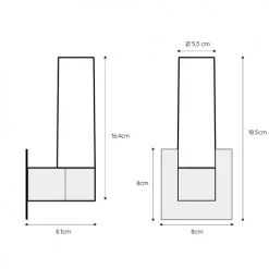 Lucide Appliques Murales Et Spots Applique De Tete De Lit En Verre Noir -Luminaires Contemporain Soldes applique de tete de lit en verre noir 6