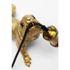 Kare Design Appliques Murales Et Spots Applique écureuil En Polyrésine Dorée -Luminaires Contemporain Soldes applique ecureuil en polyresine doree 2