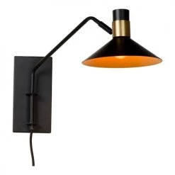 Lampea Appliques Murales Et Spots Applique En Acier Noir 30 Cm -Luminaires Contemporain Soldes applique en acier noir 30 cm 2