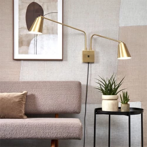 It's About Romi Appliques Murales Et Spots Applique En Fer Or, H. 49cm 2 It's About Romi Appliques Murales Et Spots Applique En Fer Or, H. 49cm – Image 2