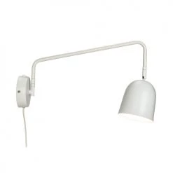 Dyberg Larsen Appliques Murales Et Spots Applique En Métal Blanc Mat, H 21,4 Cm D 11,5 Cm -Luminaires Contemporain Soldes applique en metal blanc mat h 21 4 cm d 11 5 cm 3