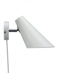 Dyberg Larsen Appliques Murales Et Spots Applique En Métal Blanc Mat, H 24,5 Cm D 15,5 Cm -Luminaires Contemporain Soldes applique en metal blanc mat h 24 5 cm d 15 5 cm 3