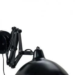 Dyberg Larsen Appliques Murales Et Spots Applique En Métal Noir Mat Et Intérieur Blanc, H 19,5 Cm D 25,6 Cm -Luminaires Contemporain Soldes applique en metal noir mat et interieur blanc h 19 5 cm d 25 6 cm 3