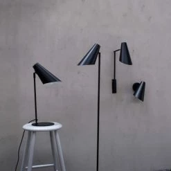 Dyberg Larsen Appliques Murales Et Spots Applique En Métal Noir Mat, H 24,5 Cm D 15,5 Cm -Luminaires Contemporain Soldes applique en metal noir mat h 24 5 cm d 15 5 cm 3