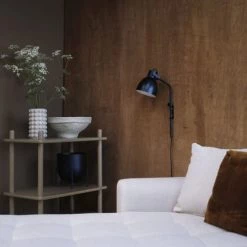 Dyberg Larsen Appliques Murales Et Spots Applique En Métal Noir Mat, H 48,5 Cm D 15 Cm -Luminaires Contemporain Soldes applique en metal noir mat h 48 5 cm d 15 cm 2